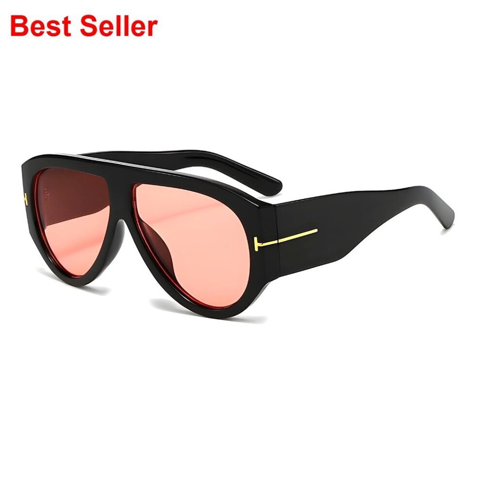 Oversized Aviator Sunglasses Square Thick Frame UV400 Protection Unisex